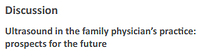 Experiences of family physicians after a CME ultrasound course